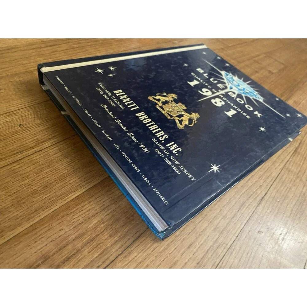VINTAGE Bennett Brothers Blue book Of Quality Merchandise 1981 Hardcover Chicago